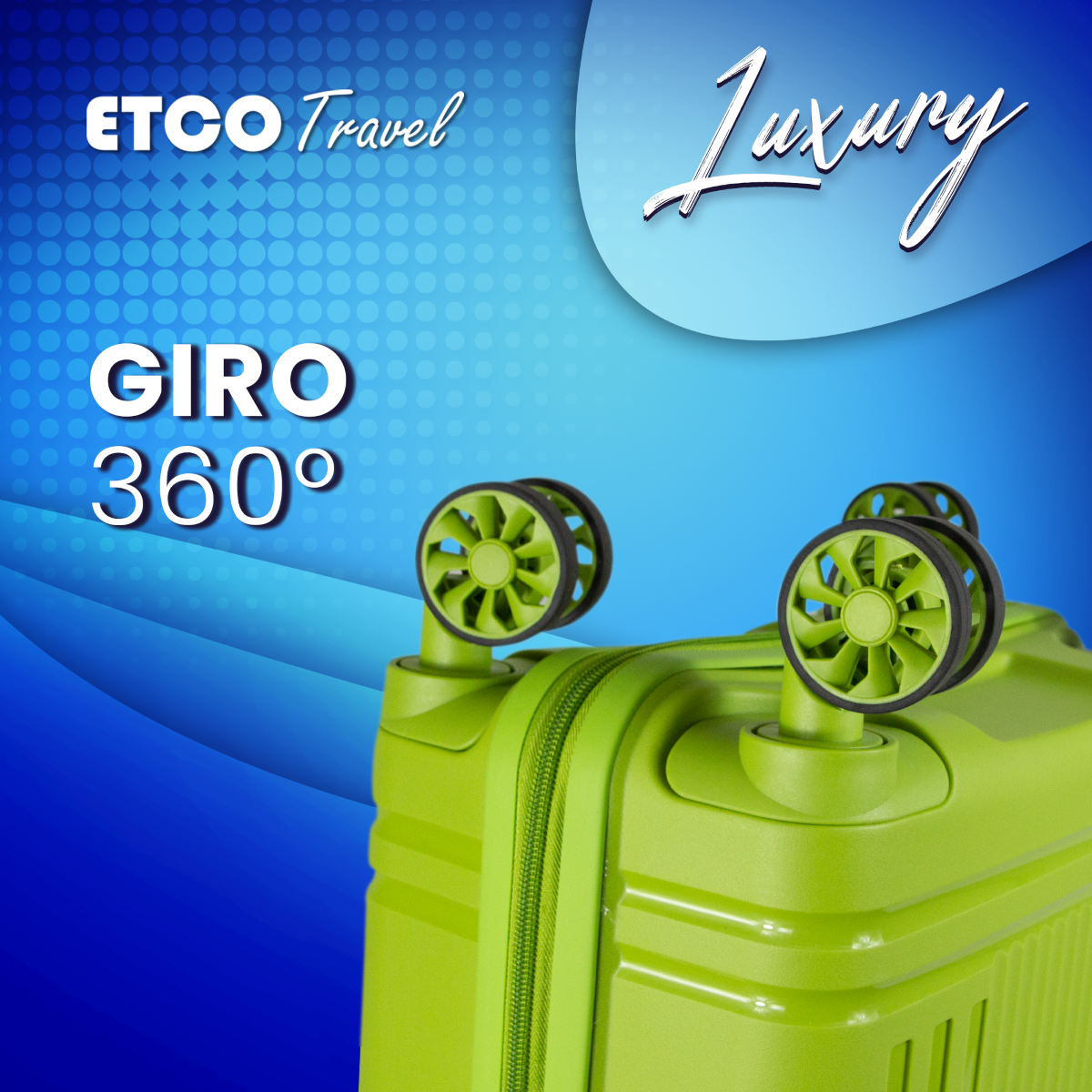 Maleta De Mano Luxury Carry On 10kg Equipaje De Viaje Avion Cabina Seguridad Tsa Etco