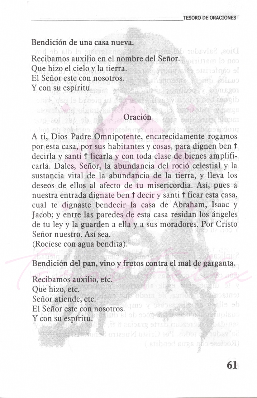 Libro Tesoro De Oraciones Cruz De Caravaca - Corona Mística