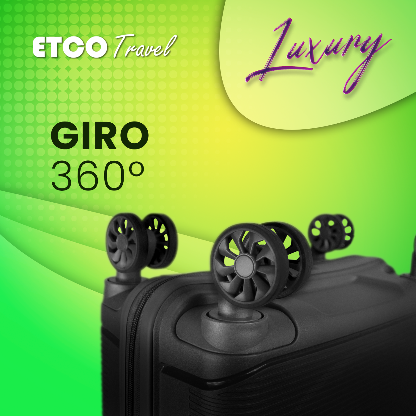 Maleta De Mano Luxury Carry On 10kg Equipaje De Viaje Avion Cabina Seguridad Tsa Etco