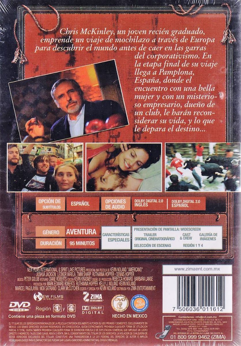 Americano Joshua Jackson Pelicula Dvd