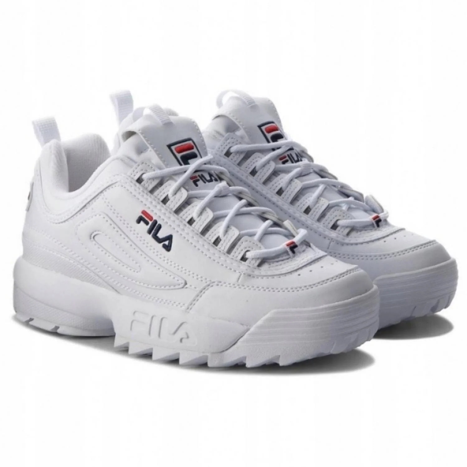 Tenis Fila Disruptor Ii Premium Mujer Blanco 5fm00002-125