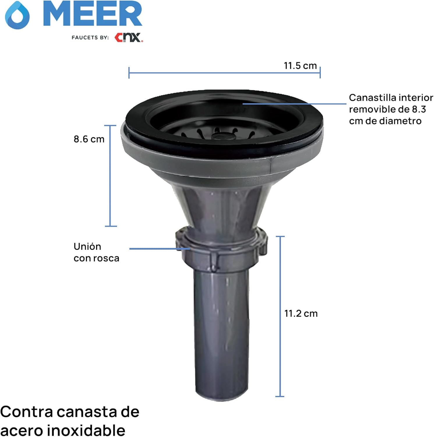 Kit de Tarjas Dobles en Acero Inoxidable Negro Mate, Incluye Mezcladora, Llave para Filtro de Agua y Todo lo Necesario para Instalación