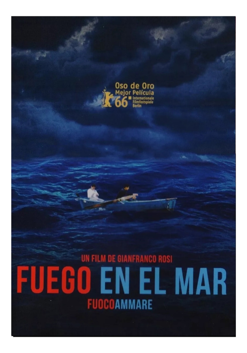 Fuego En El Mar Fuocoammare Gianfranco Rosi Pelicula Dvd