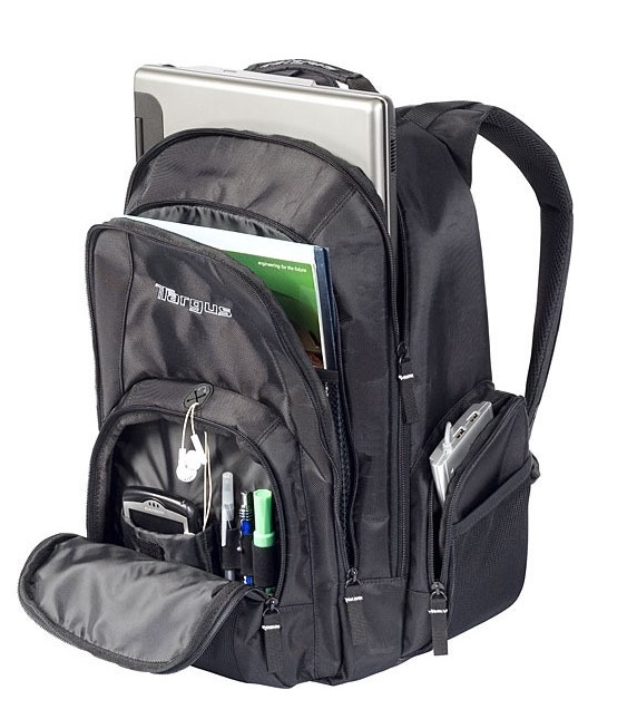 Mochila Backpack Groove 16 pulgadas marca Targus color negro