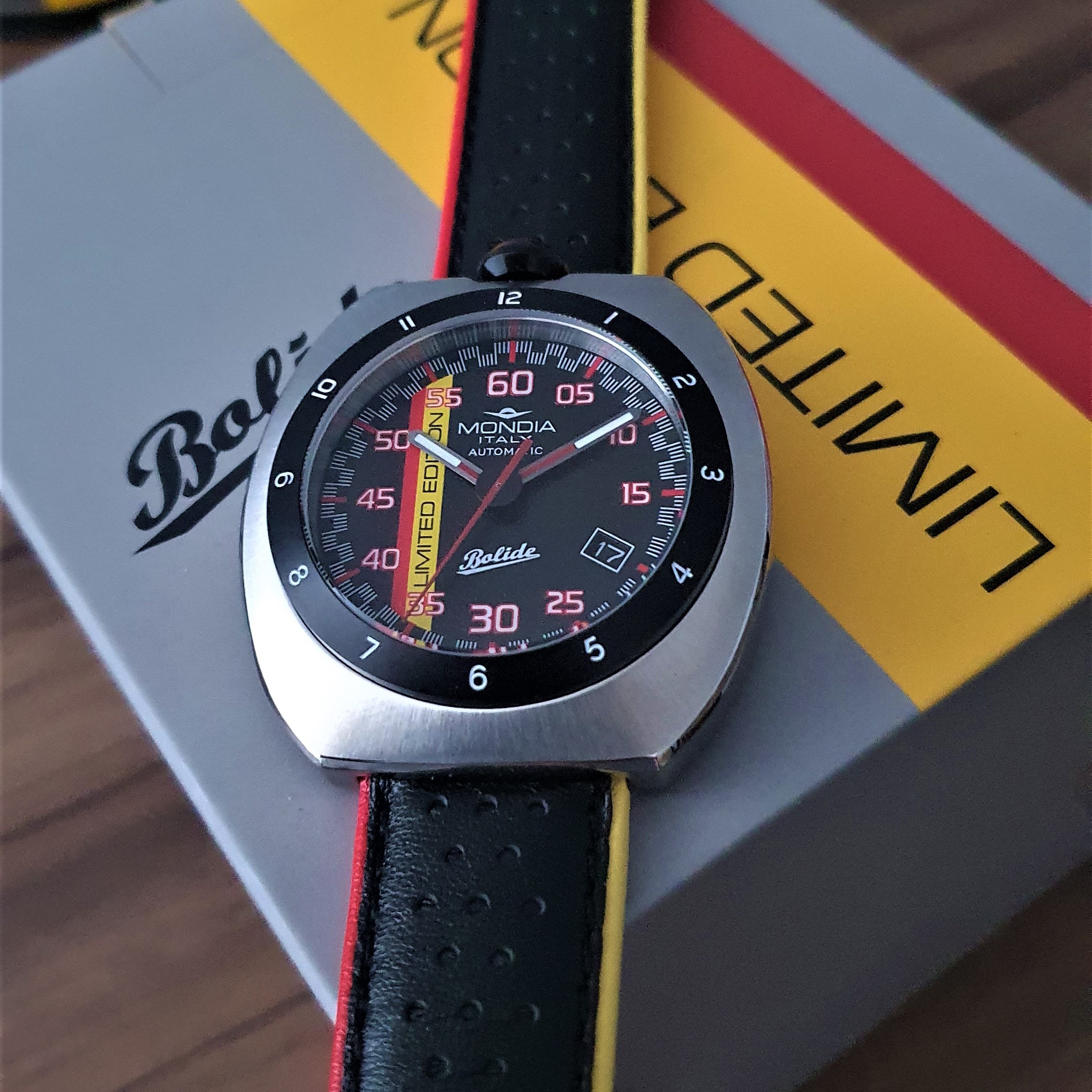 Reloj Mondia Italy - Bolide Limited Automático - Caballero - Aluminio - 43mm - Made in Italy