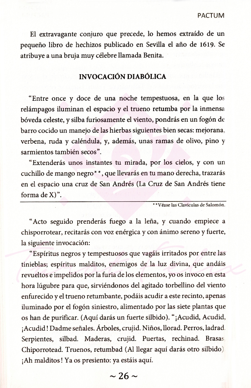 Libro Pactum: Guía Definitiva De Magia Negra Y Hechicería Secreta