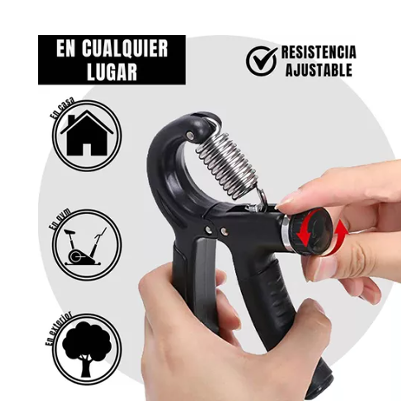 Hand Grip Ejercitador De Mano Ejercitador Antebrazo 2 Pinzas