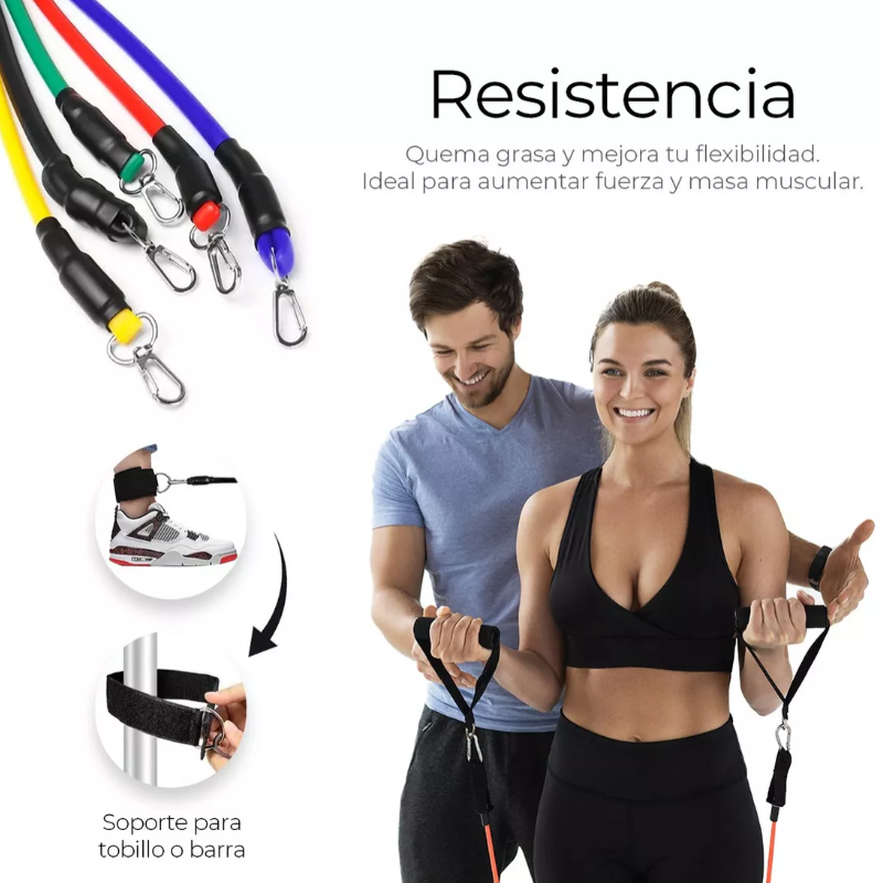 Bandas De Resistencia Gimnasio Ligas Ejercicio Yoga Fitness