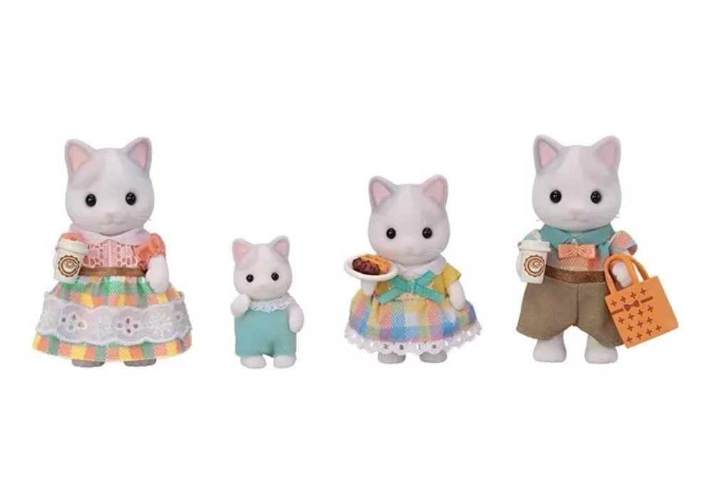 Sylvanian Families Gatos Latte Cat Café  Ternurines