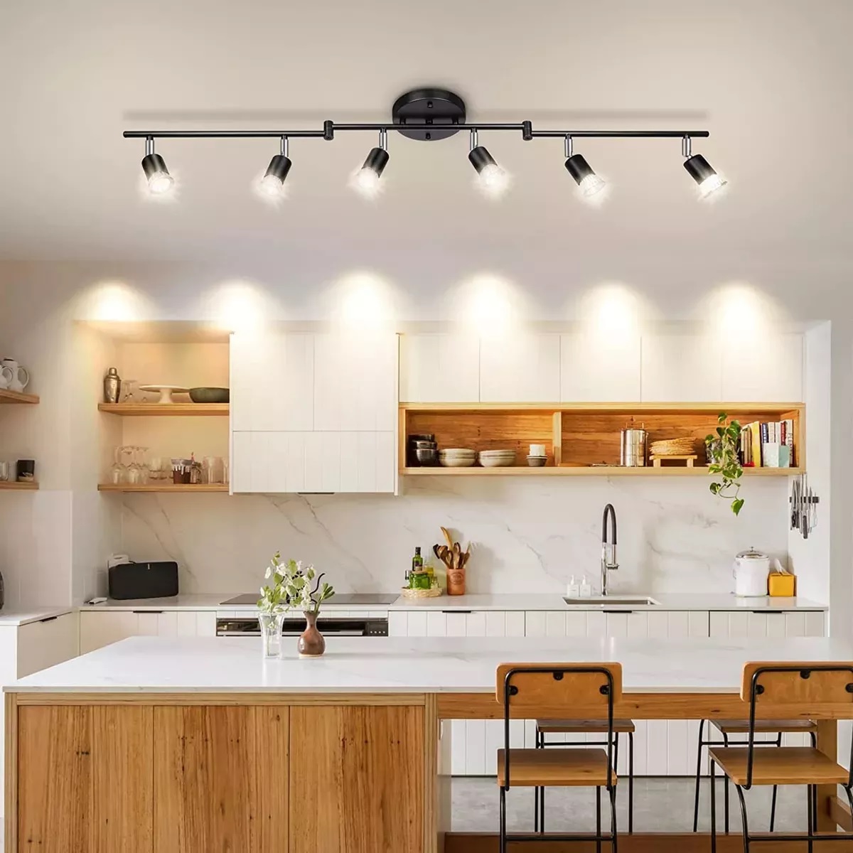 Iluminación De Riel Led De 6 Luces,nergo