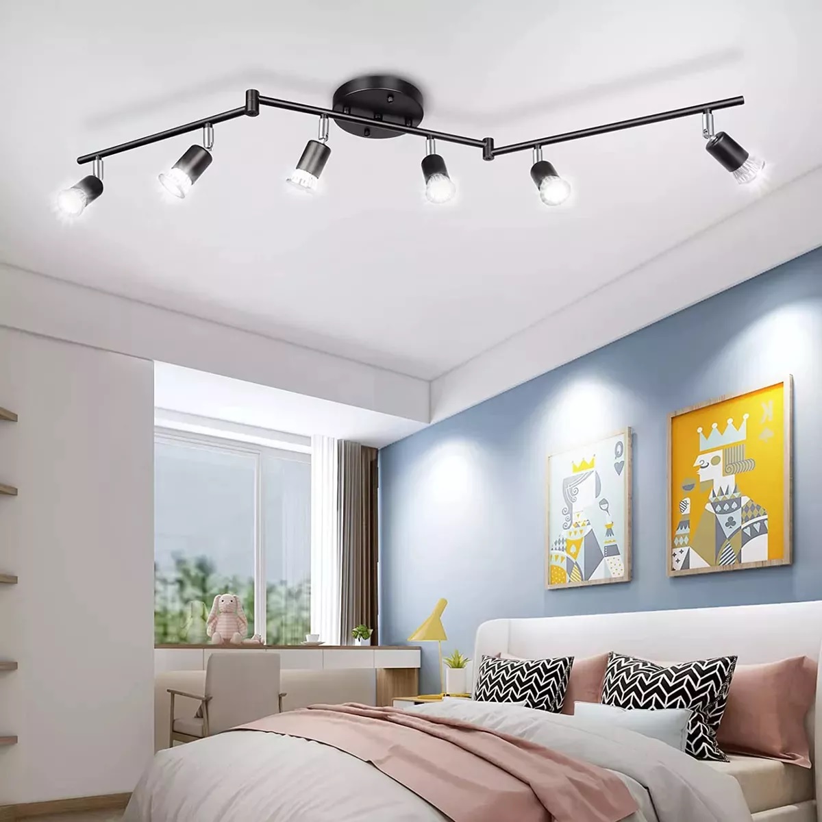 Iluminación De Riel Led De 6 Luces,nergo