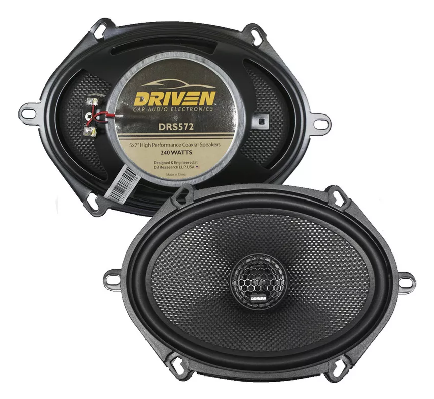 Bocinas Coaxiales 5x7 PuLG Driven Drs572 60 Watts Rms Sql