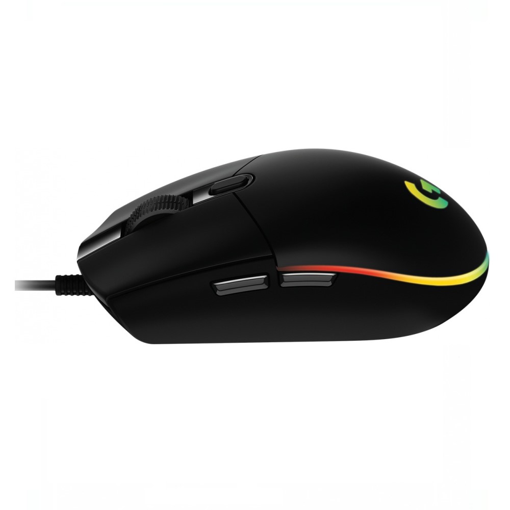 Mouse gamer Logitech óptico G203 lightSync, alámbrico 