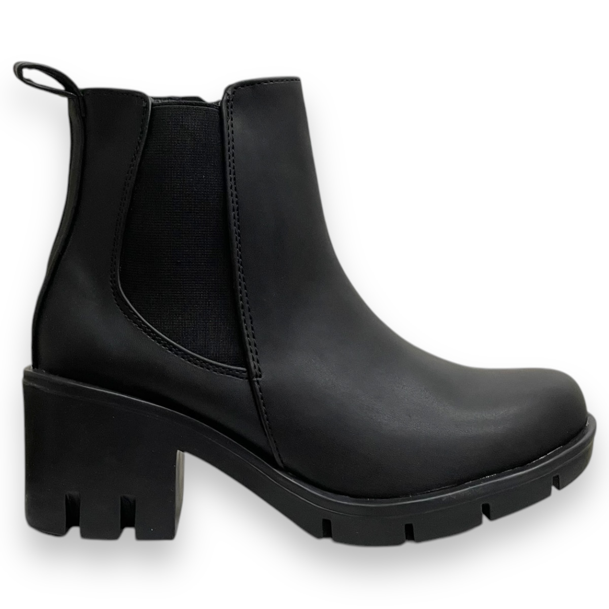 Botines negros Mujer con plataforma 9 cm Bap