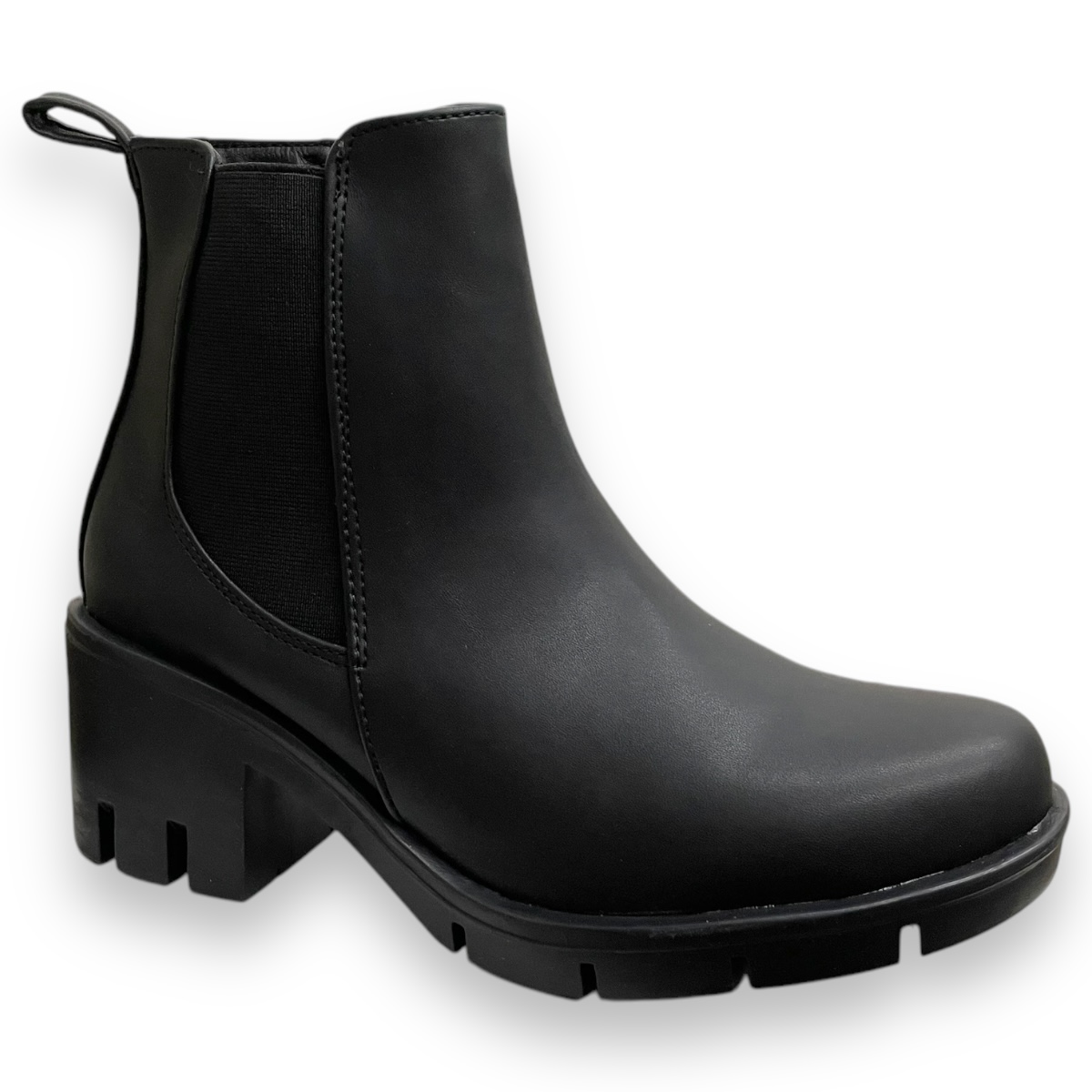 Botines negros Mujer con plataforma 9 cm Bap