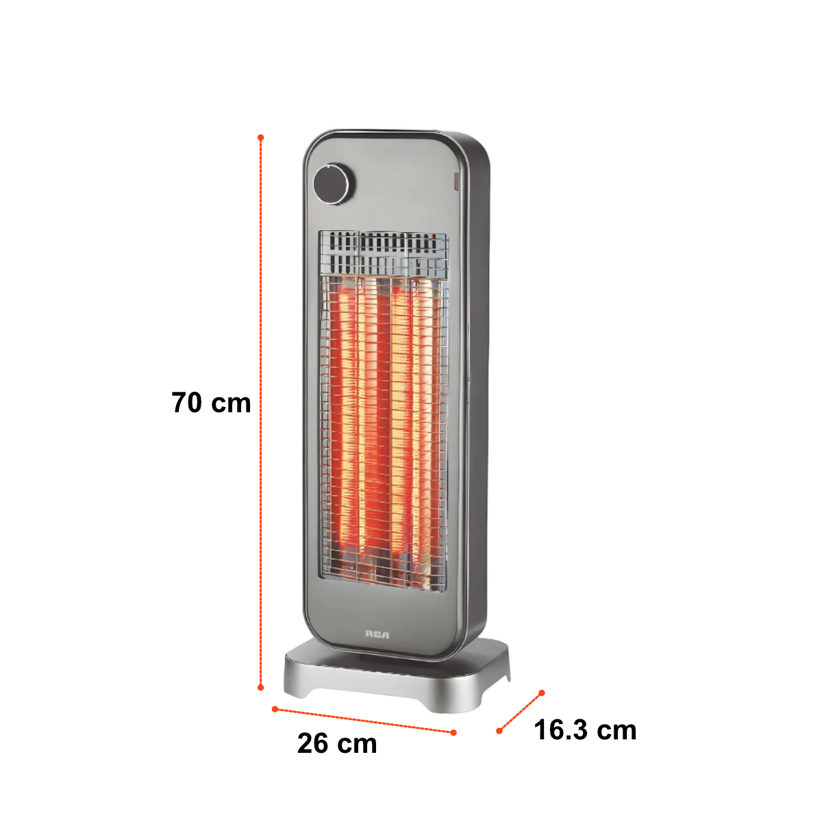 Calefactor RCA de fibra de carbono  RC-H3C​
