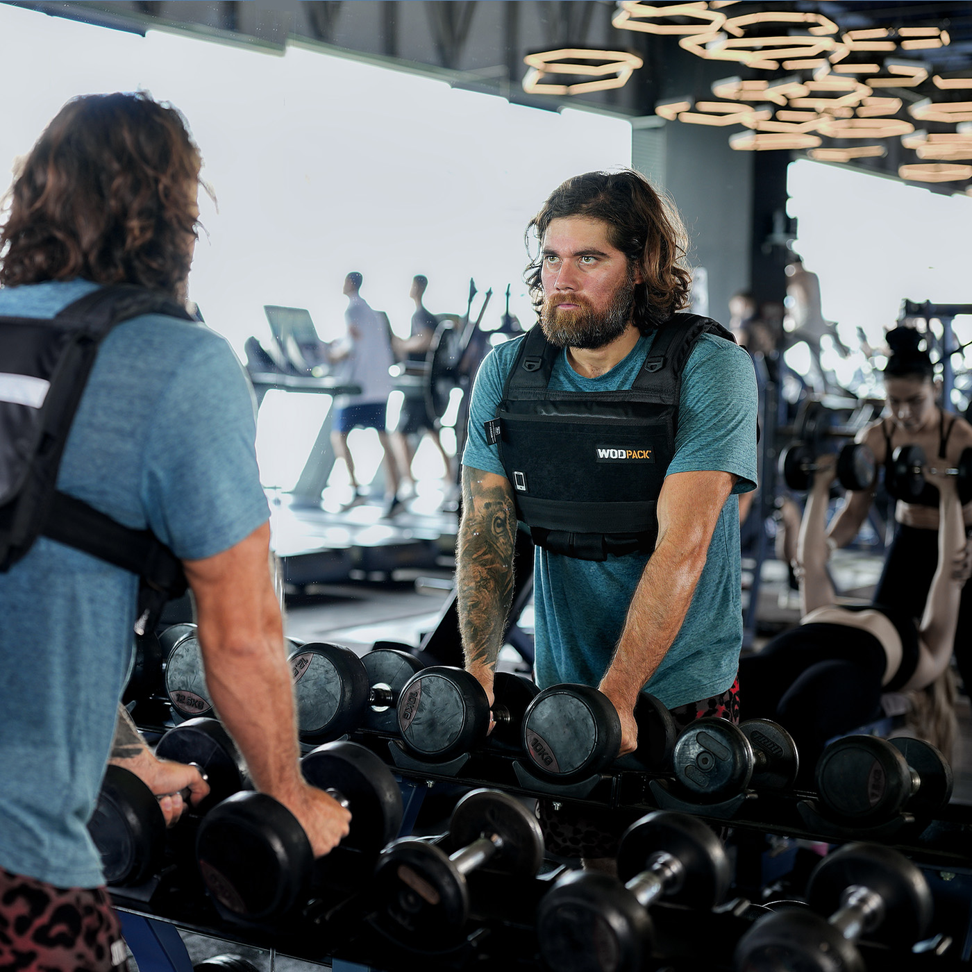 Chaleco de peso Elite 22 K Gray WODPACK, Running, Rucking, Crossfit.