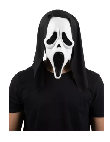 Máscara Ghost Face Scream Economic Halloween Ghoulish Productions