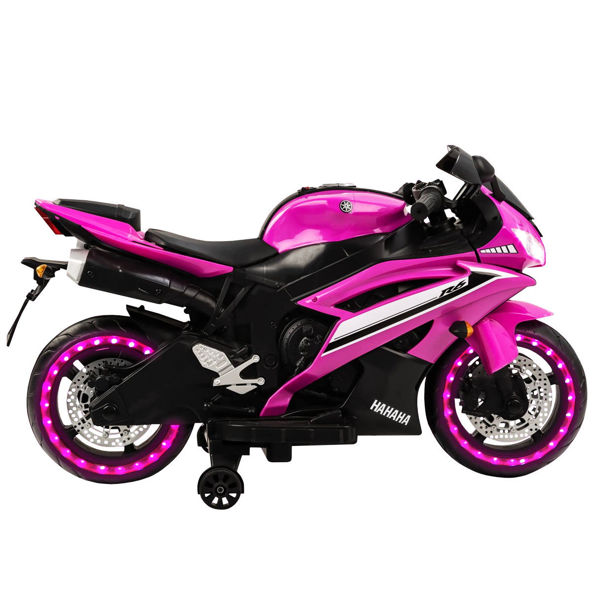 Moto Deportiva Electrica R6 Montable 12V A-666 Rosa