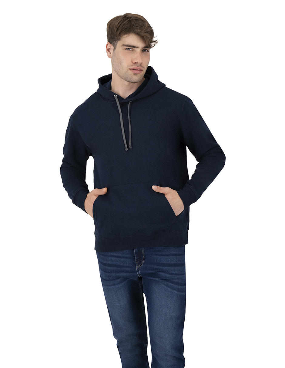SET DE 2 SUDADERAS BÁSICAS MARINO Y CARBON EXTRA GRANDE INDICUM HOMBRE
