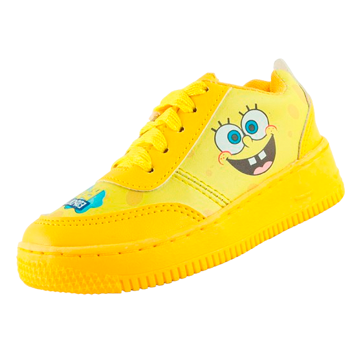 Tenis Niño Bob Esponja Amarillo Cómodos Cosidos 309-N-ABE
