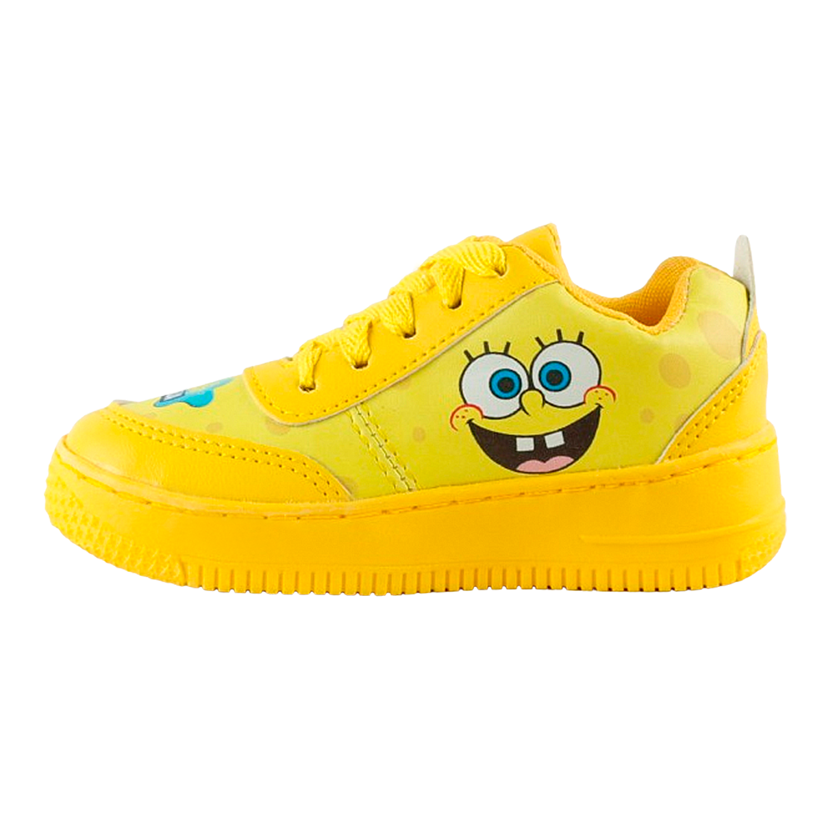 Tenis Niño Bob Esponja Amarillo Cómodos Cosidos 309-N-ABE