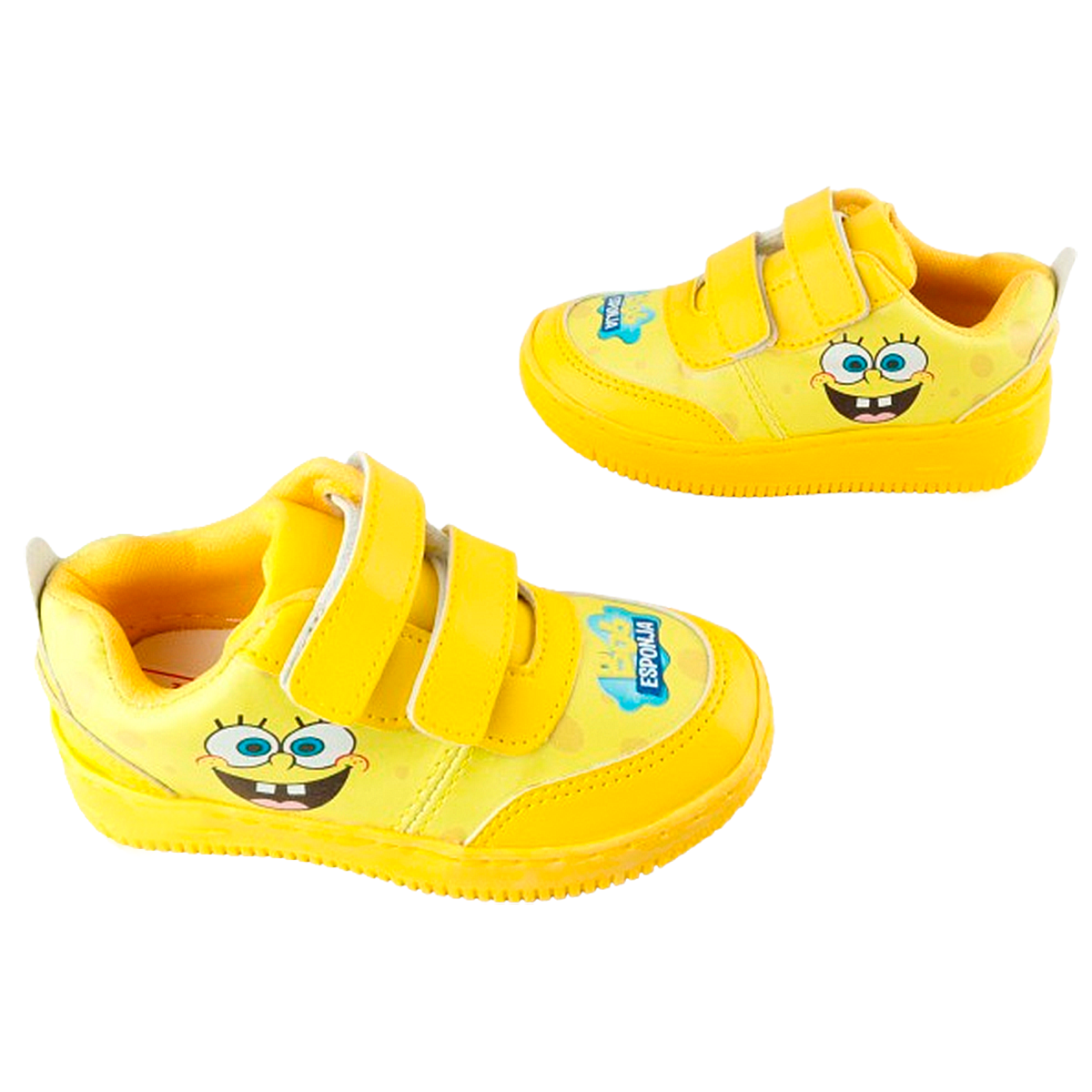 Tenis Niño Bob Esponja Amarillo Cómodos Cosidos 310-A-ABE