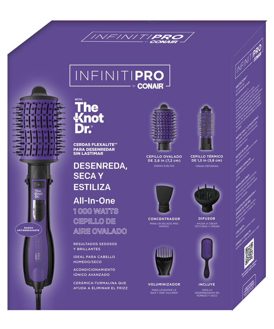 Marca Conair Infiniti Pro Conair Cepillo Alaciador HÃºmedo Y Seco