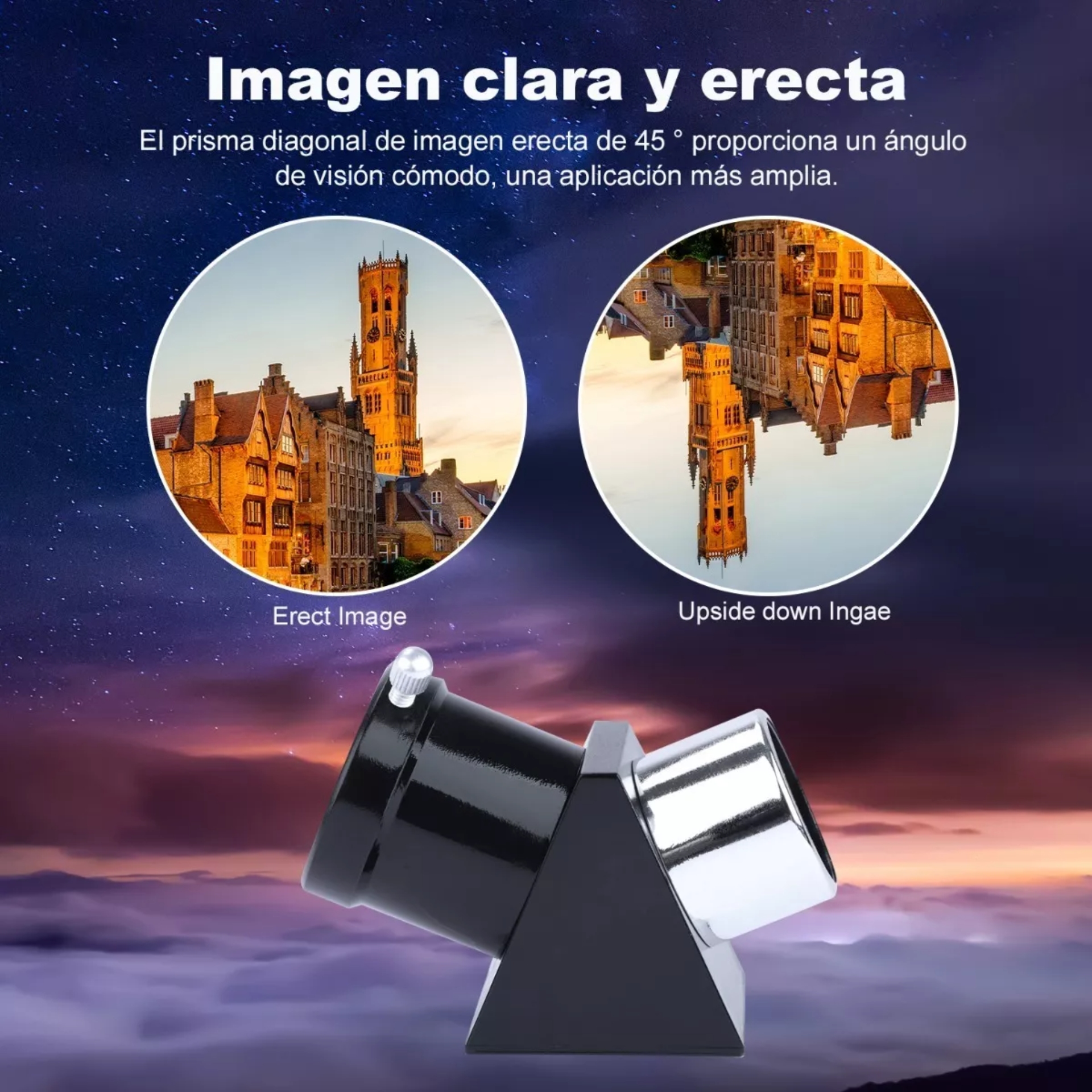 Bnise Telescopio Astronómico Refractivo Telescopio 400x70mm
