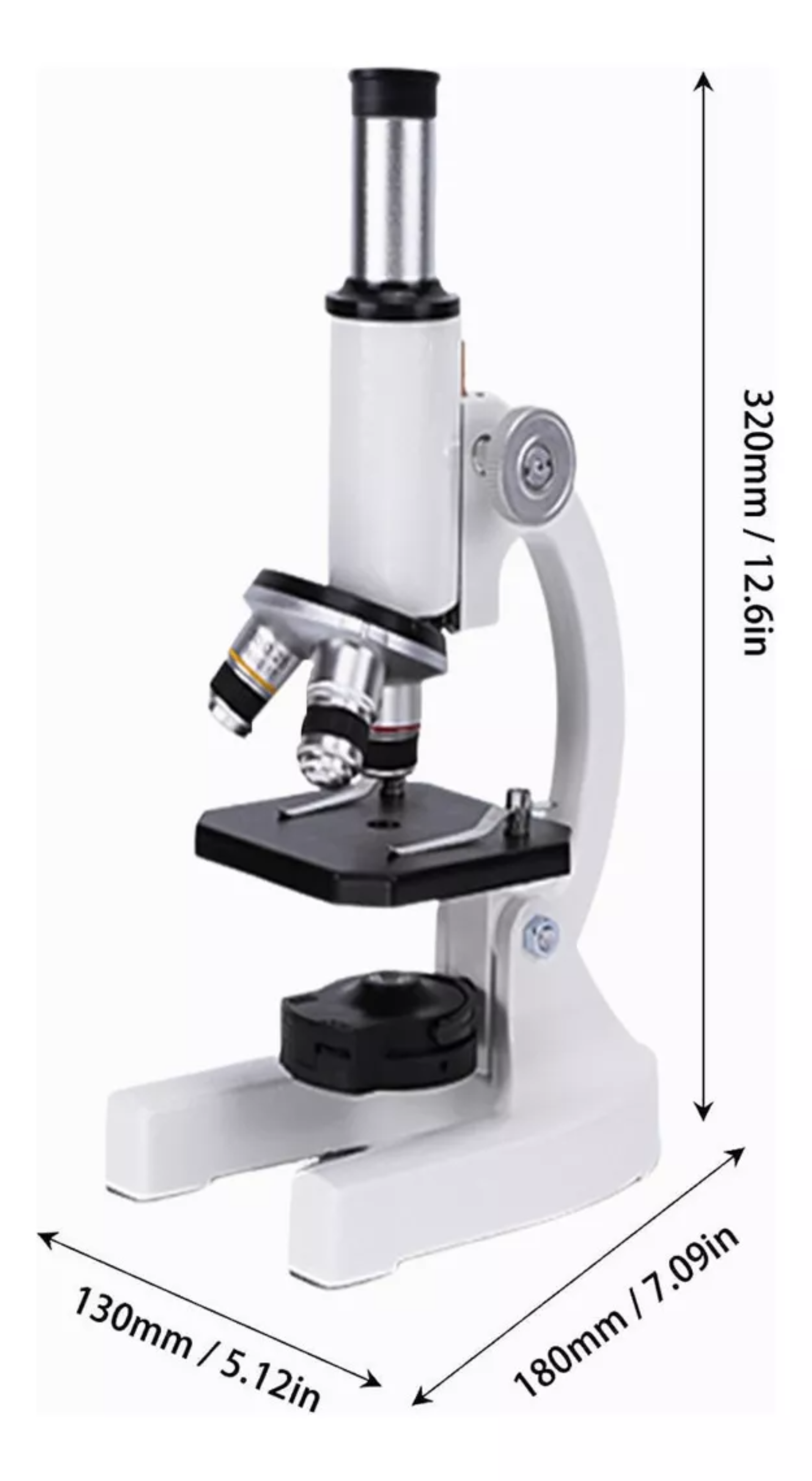 Microscopio Optico Infantil 2000x Juguete Educativo Niños Hd