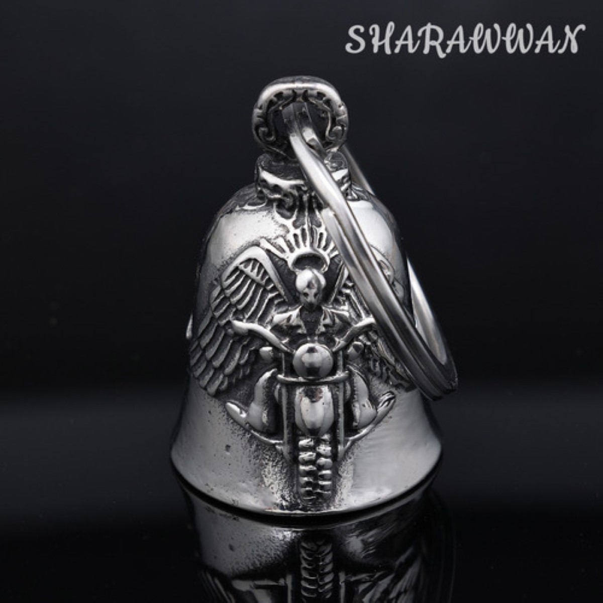 Campana Biker Amuleto Motos Guardian Bell Proteccion PLATA