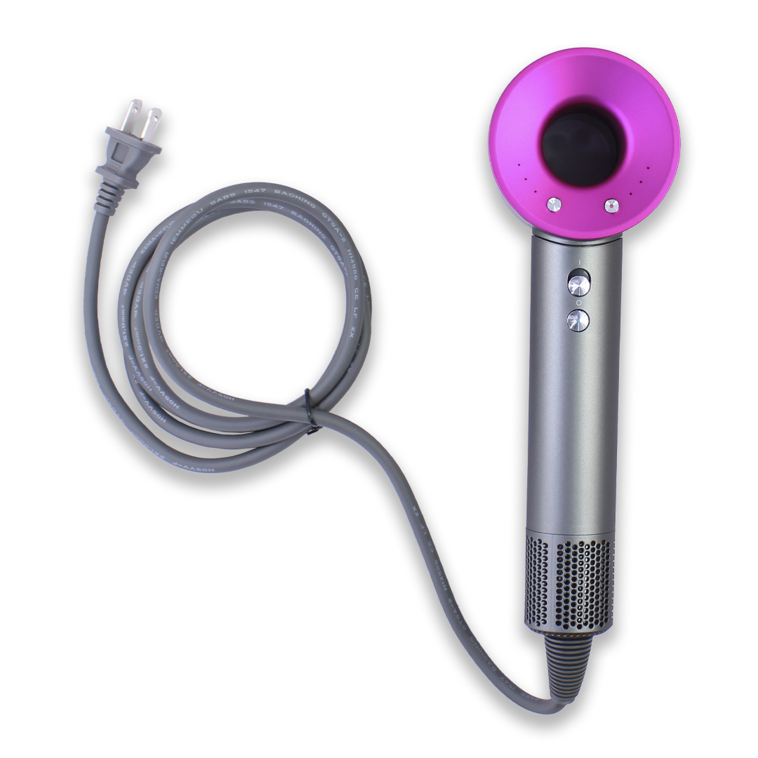 Secadora de Cabello tipo Dayson Aire frio y Caliente Con 4 peines para distintos tipos de cabello
