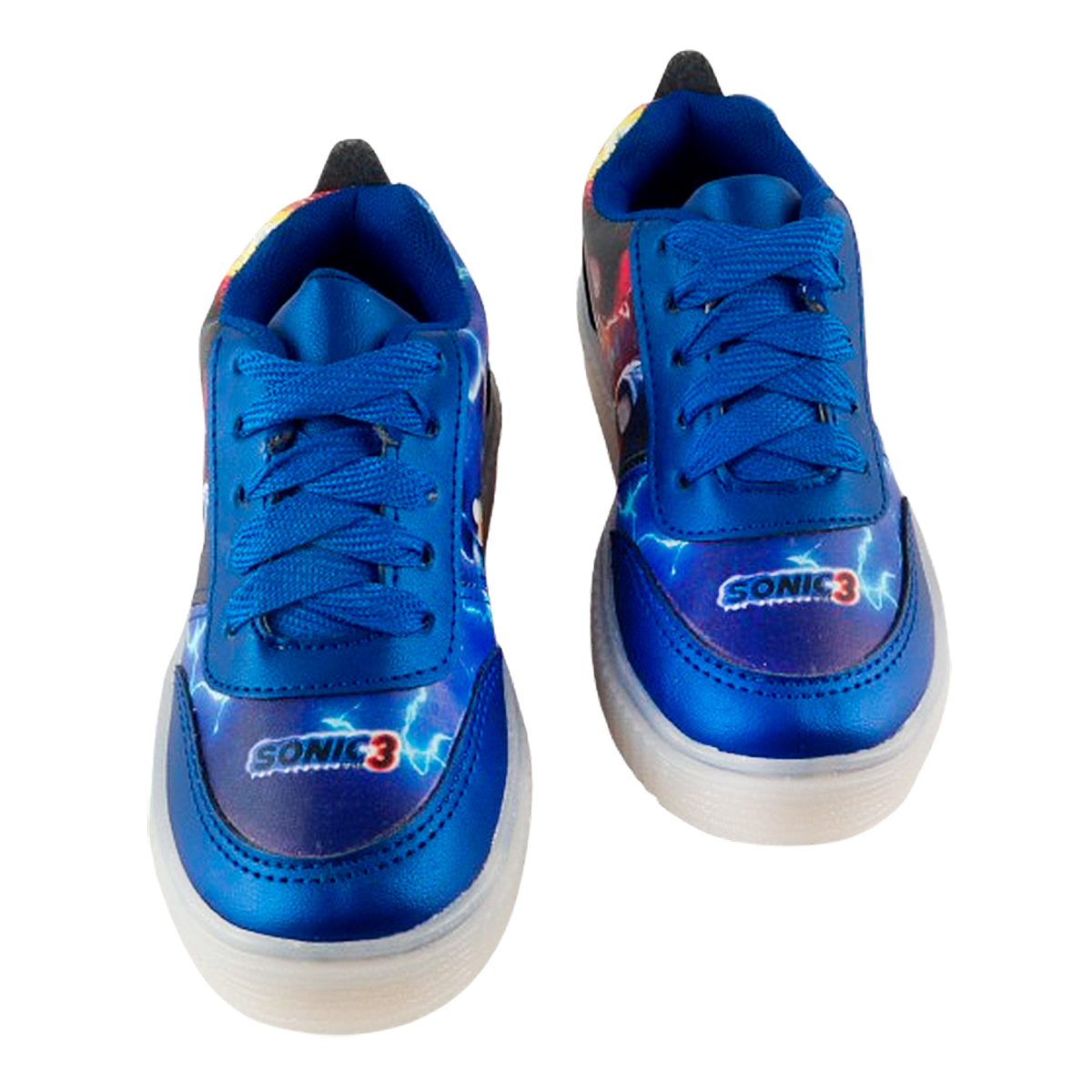 Tenis Niños Sonic 3 Luces Leds Deportivos Videojuego 770-RRS