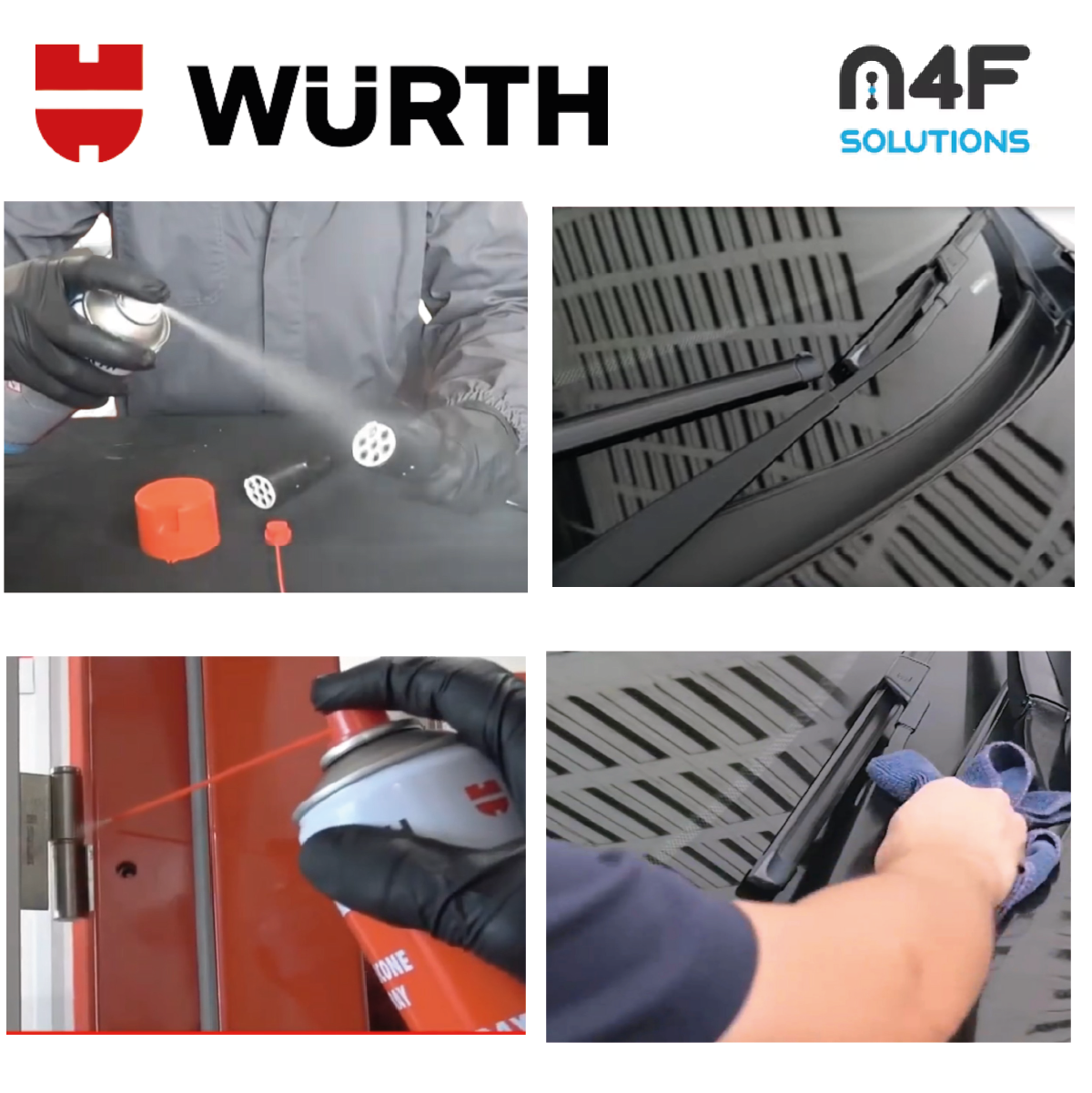 Wurth Silicona Protector Abrillantador Plásticos 500 mL 1 pz
