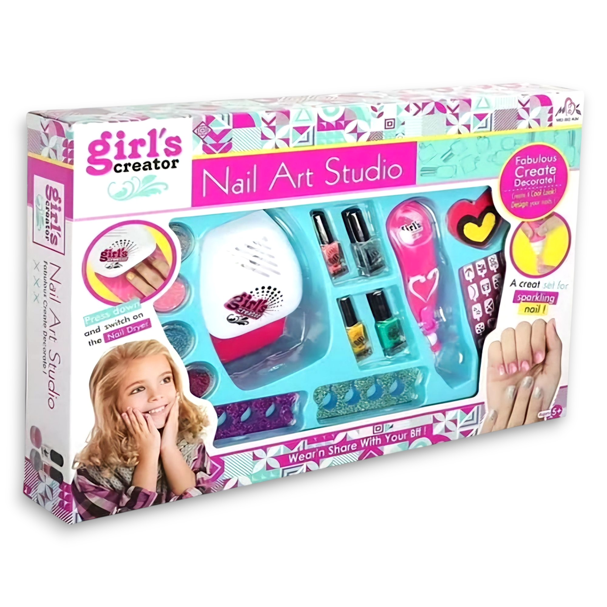 CYC Bisuteria Kit Para Pintar Uñas Juguete B1206754