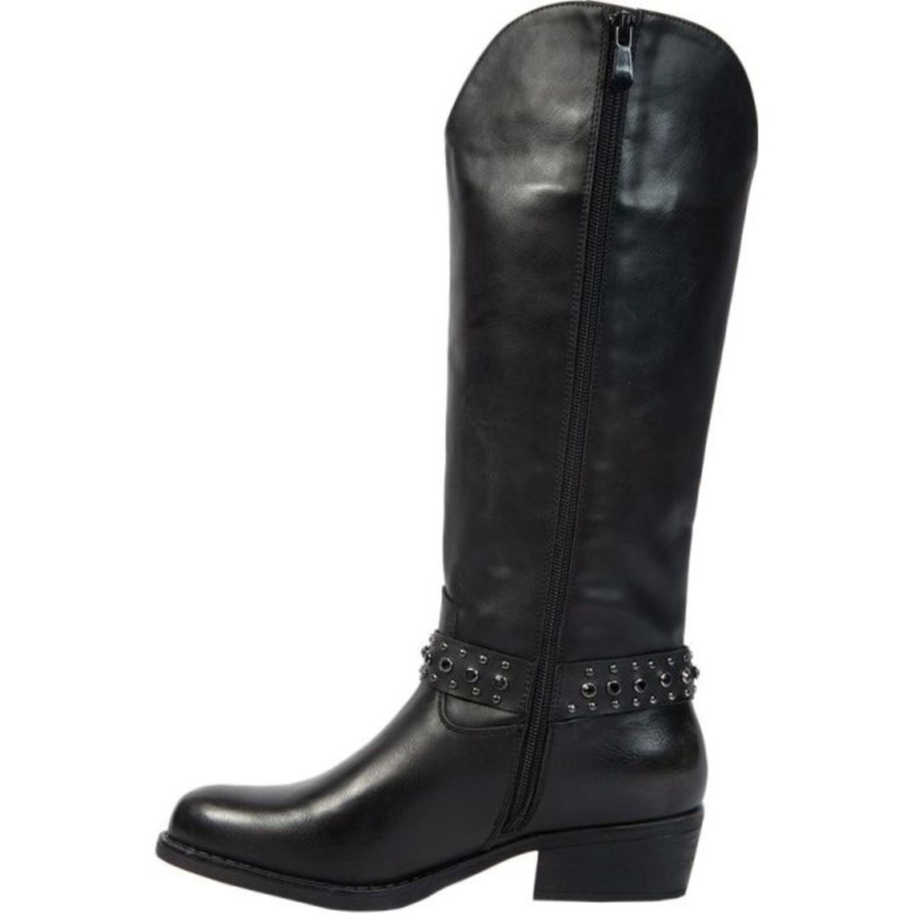 Bota para mujer, de tipo vaquero, con estribo y estoperoles, acabado graso, marca Tierra Bendita 1141947