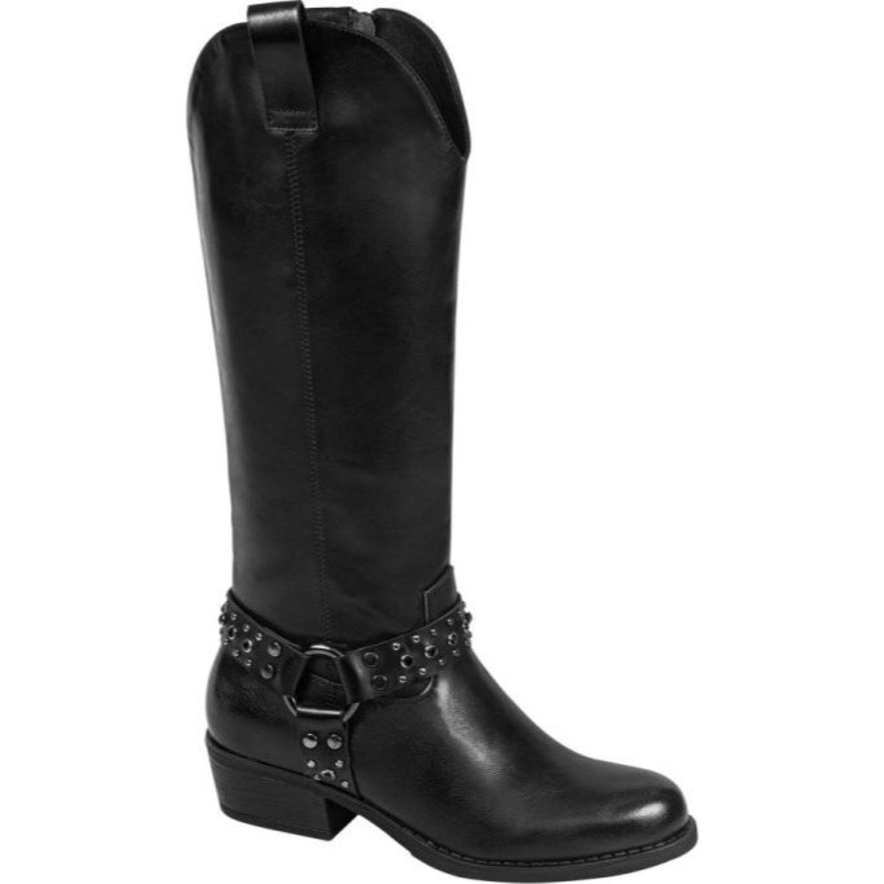 Bota para mujer, de tipo vaquero, con estribo y estoperoles, acabado graso, marca Tierra Bendita 1141947