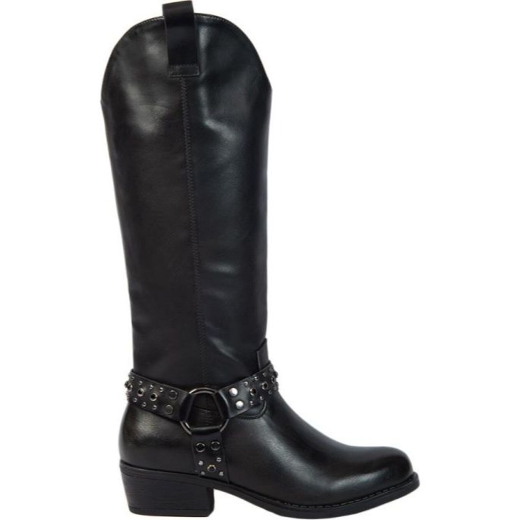 Bota para mujer, de tipo vaquero, con estribo y estoperoles, acabado graso, marca Tierra Bendita 1141947