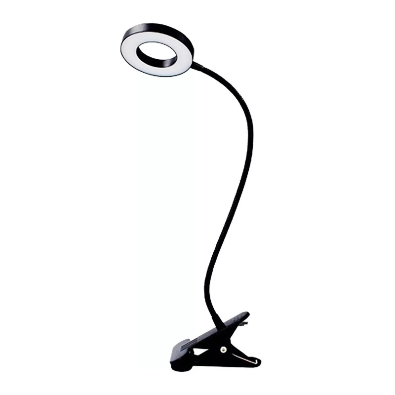 Lampara Escritorio Usb De Luz De Noche Ajustable Con Clip