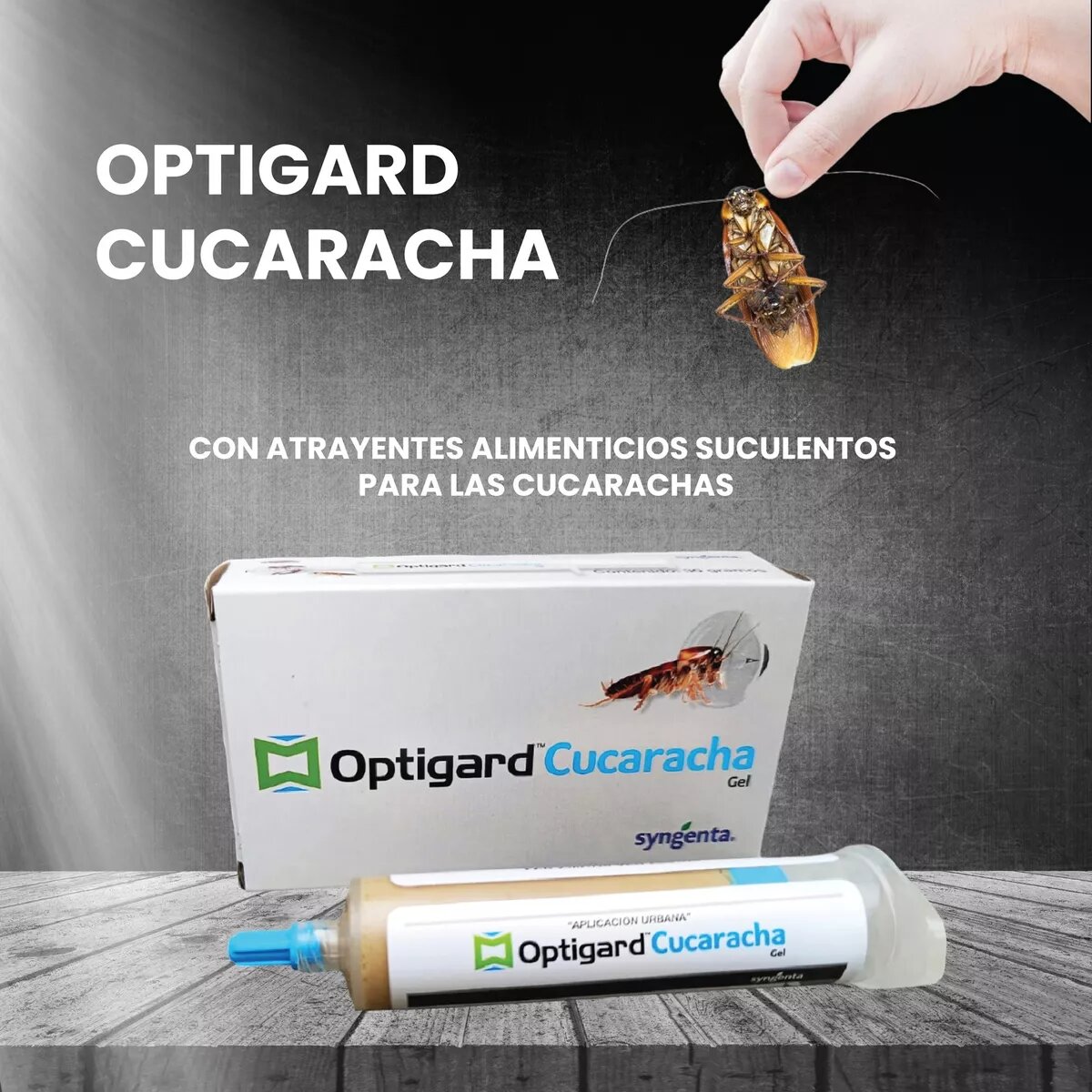 Cebo Mata Cucarachas Optigard Gel Jeringa 30gr Syngenta