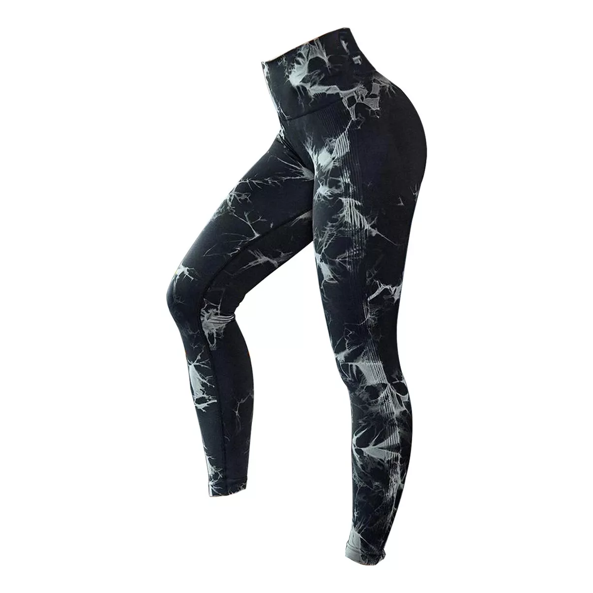 Leggings Deportivos Mujer Para Yoga Tie-dye Ropa Gym Mujer Negro