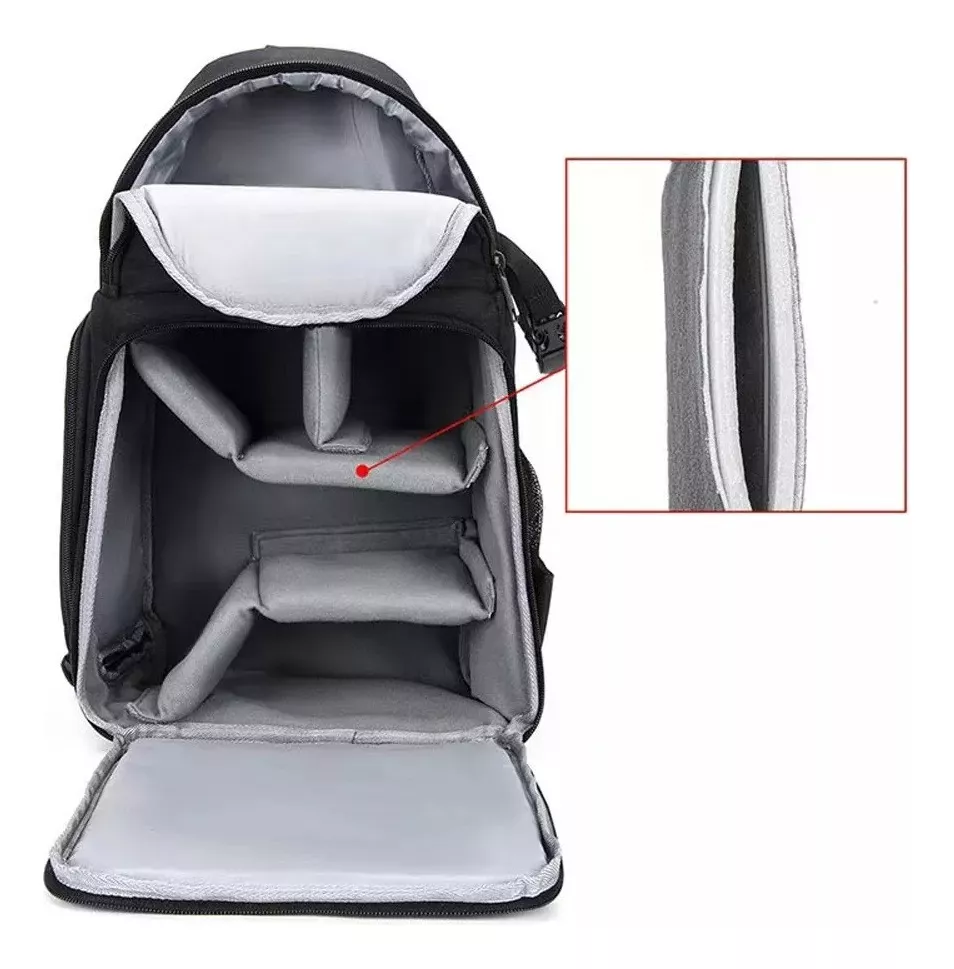 TEC4HOME MOCHILA PARA LAPTOP CAMARA Y TRIPOD T4H-FC-04