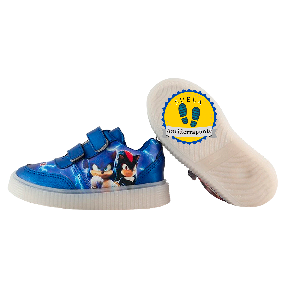 Tenis Niños Sonic 3 Luces Leds Deportivos Videojuego 780-RRS