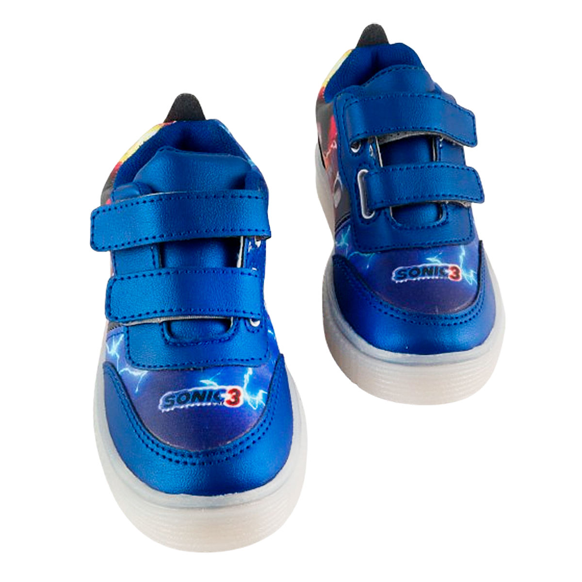 Tenis Niños Sonic 3 Luces Leds Deportivos Videojuego 780-RRS
