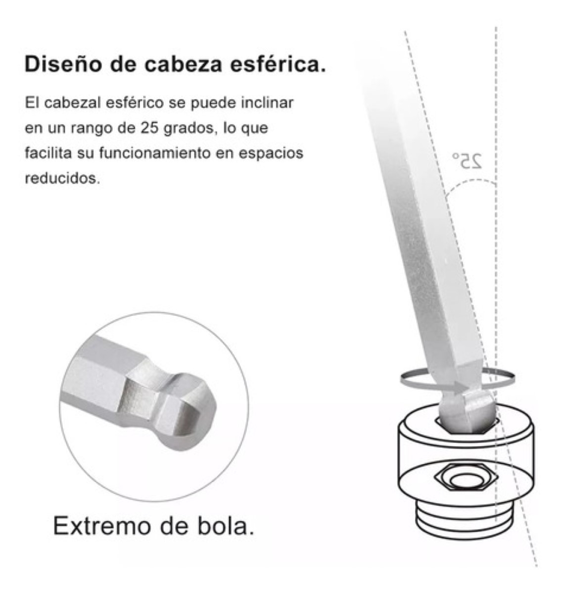 36pcs Juego De Llaves Allen Pulgadas Y Métricas negro plata rojo