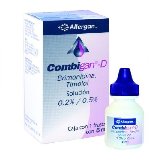 COMBIGAN D 2 MG/5 MG GOTAS OFTALMICAS CON 5 ML