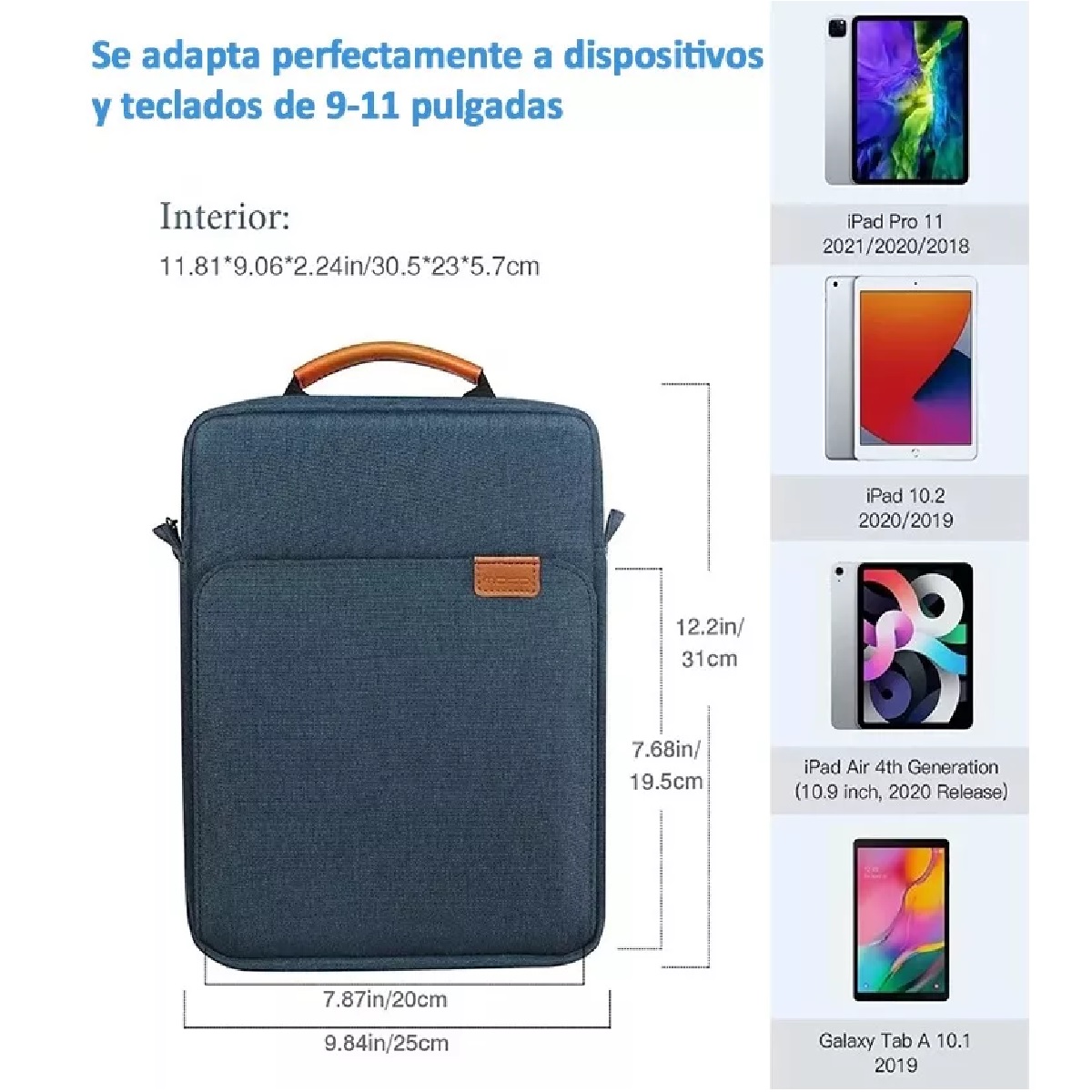 Funda Portalaptop Maletín Mochila Para Laptop Tablet iPad