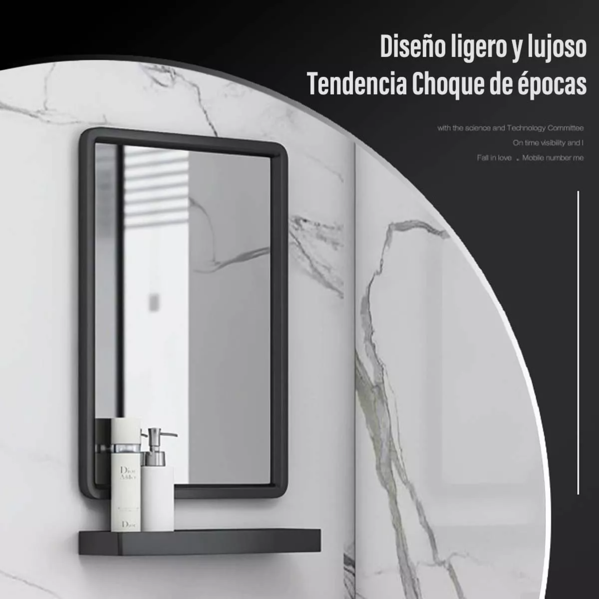 Lavabo De Marmol Espejo Baño Mini Lavabo Moderno Con Espejo