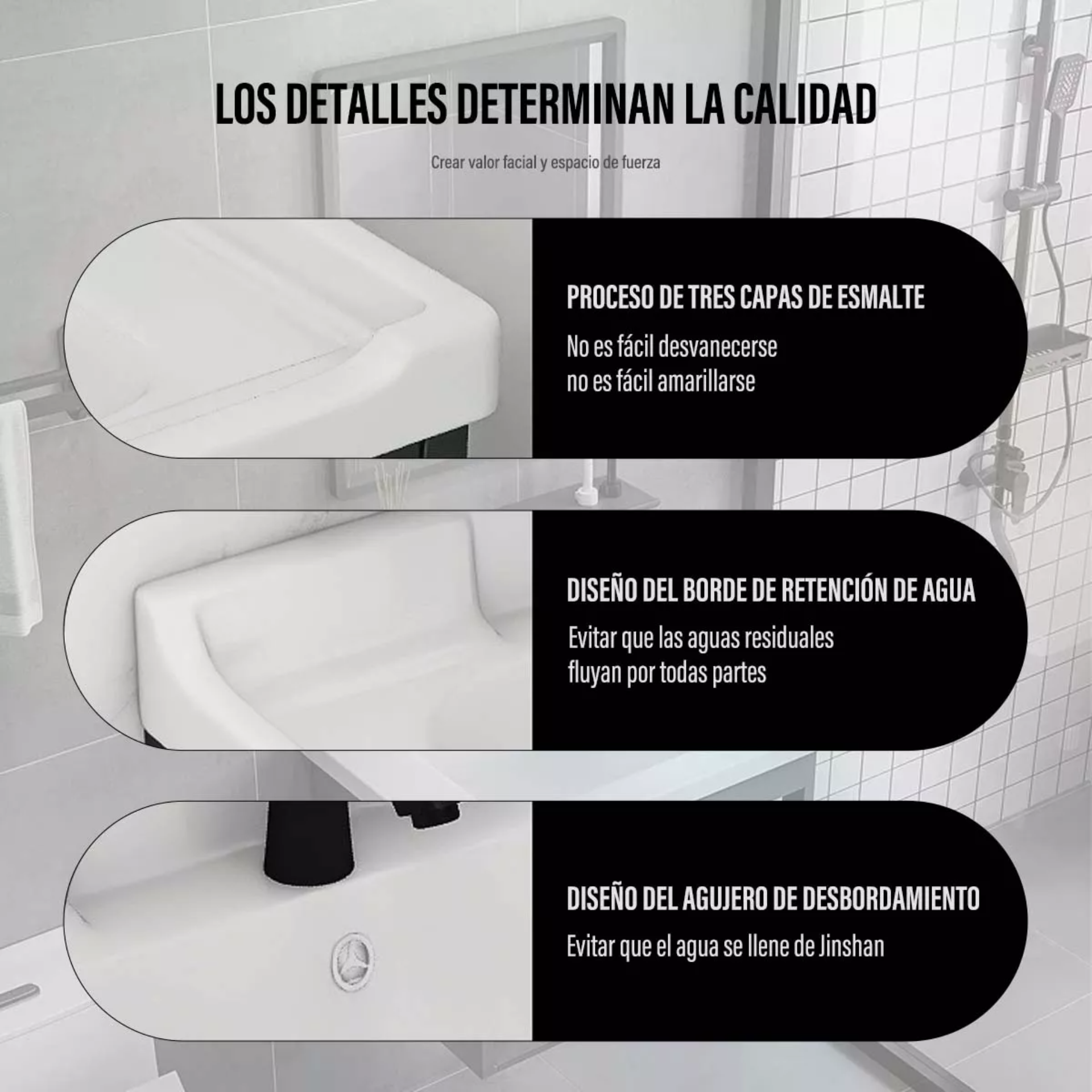 Lavabo De Marmol Espejo Baño Mini Lavabo Moderno Con Espejo