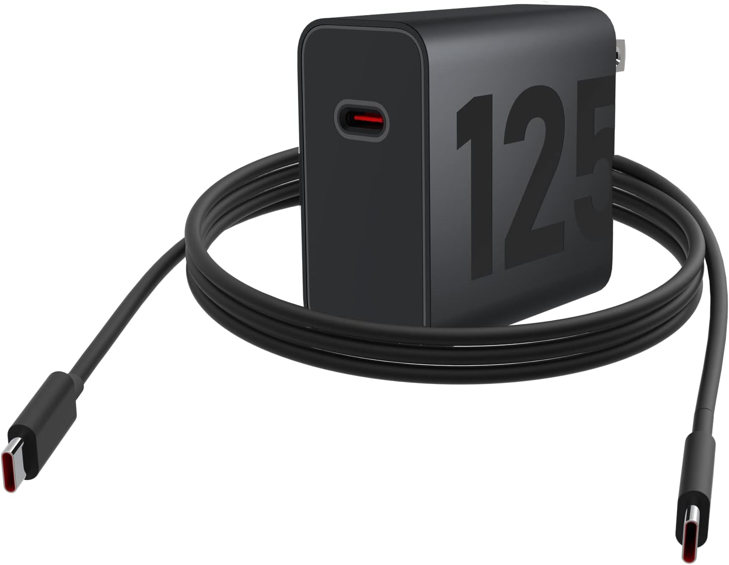 Motorola TurboPower Cargador GAN de 125 W con Cable USB-C a USB-C